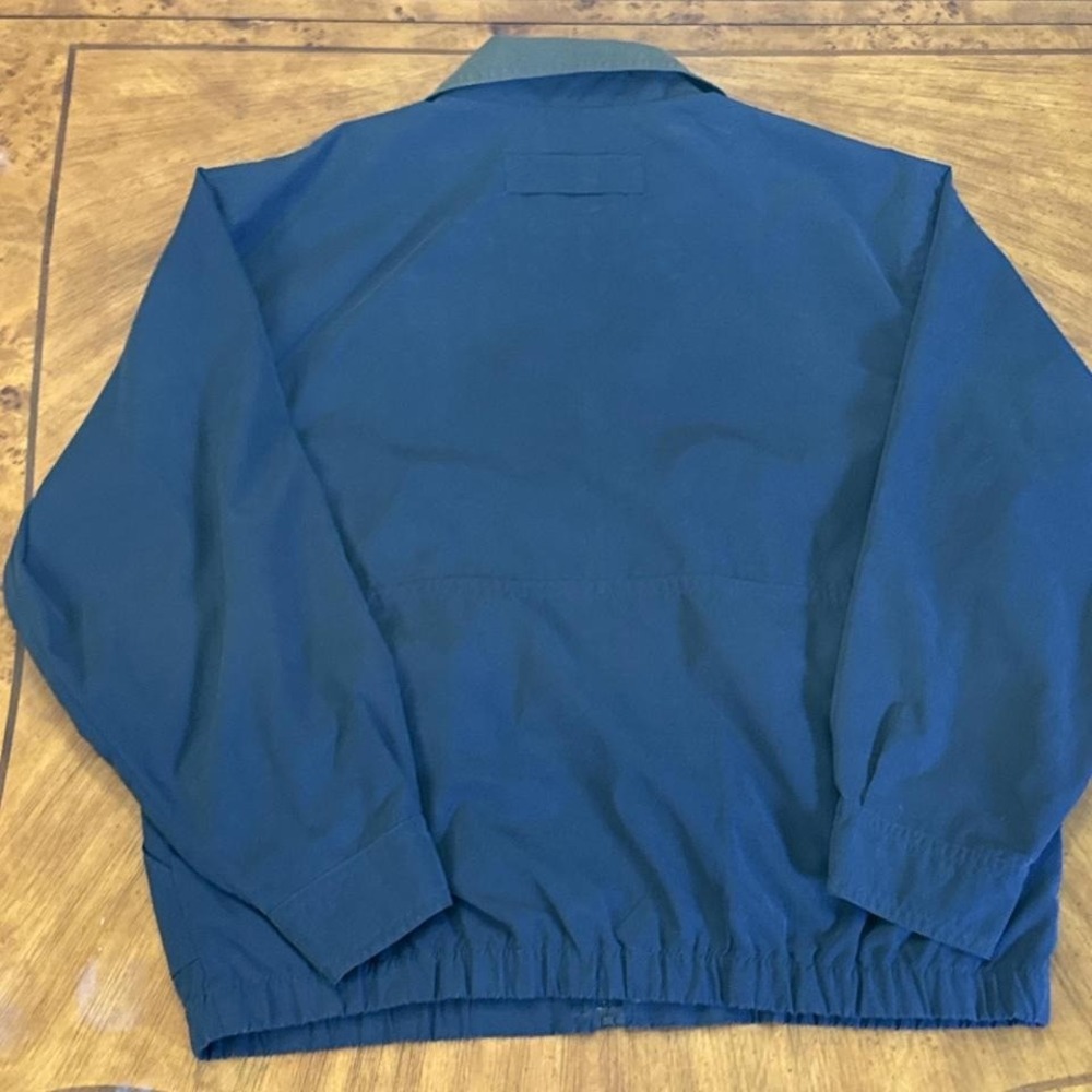 RainForest Navy Jacket Olive Collar Men's XL Outdoor Casual Layer - Picture 7 of 8